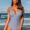 CUPSHE One Pieces Lasting Appeal Stripe One Piece Swimsuit