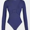 CUPSHE Summer Dreaming O-Ring Long Sleeve One Piece Swimsuit One Pieces