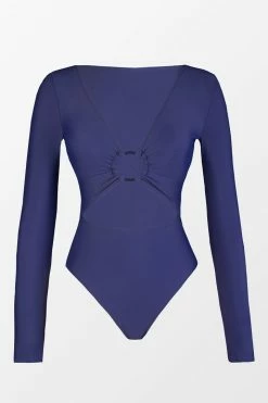 CUPSHE Summer Dreaming O-Ring Long Sleeve One Piece Swimsuit One Pieces
