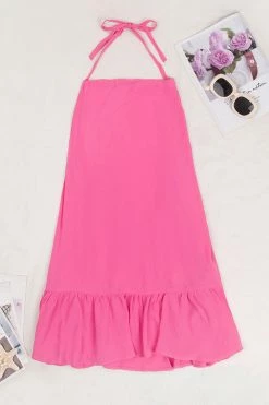 Cheap ๐ CUPSHE Krista Halter Backless Drawstring ๐ Dress ๐ 9 CUPSHE Krista Halter Backless Drawstring Dress