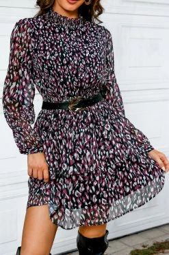 Cheapcupshe Store 17 CUPSHE Immaculate Abstract Smocked A-Line Dress