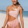 Outlet ๐ CUPSHE One Pieces Madelynn One Shoulder Cutout One Piece ๐ฉฑ Swimsuit ๐งจ 1 CUPSHE One Pieces Madelynn One Shoulder Cutout One Piece Swimsuit