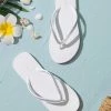 Best Sale 🔥 CUPSHE Blanco Minimalist Flip Flops Beach Accessories 😉 2 CUPSHE Blanco Minimalist Flip Flops Beach Accessories