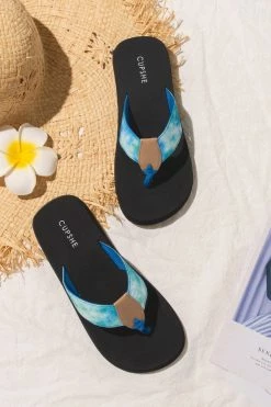 CUPSHE Cosmic Contrast Color Sandals