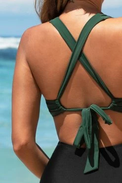 CUPSHE Carly Colorblock Tummy Control One Piece Swimsuit