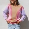 Budget ๐ฅฐ CUPSHE Clothing Lilac Sunset Color Block Long Sleeve Sweatshirt ๐ 1 CUPSHE Clothing Lilac Sunset Color Block Long Sleeve Sweatshirt