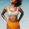 CUPSHE Aurelia Ethnic Print Scoop Neck One Piece Swimsuit