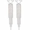 Outlet ๐ CUPSHE Star Rhinestone Fringe Drop Earrings ๐ 1 CUPSHE Star Rhinestone Fringe Drop Earrings