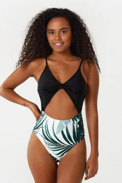CUPSHE One Pieces Gwen Tropical Cut Out One Piece Swimsuit