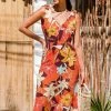CUPSHE Dresses Best Sellers Misty Floral Tie Shoulder Dress