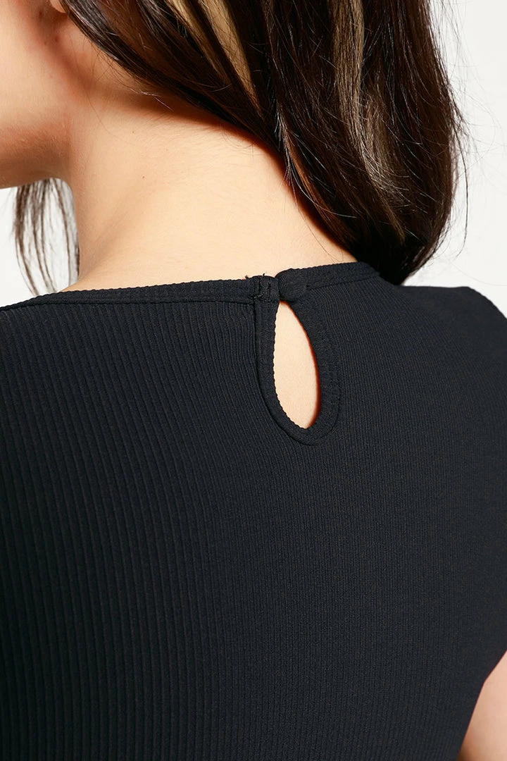 Flash Sale ๐ CUPSHE Angelica Black Round Neck Short Sleeve Cheeky Bodysuit Clothing โ 6 CUPSHE Angelica Black Round Neck Short Sleeve Cheeky Bodysuit Clothing