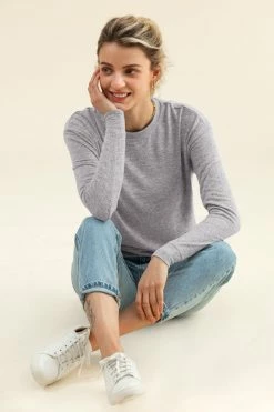 CUPSHE Delila Grey Pullover Sweater