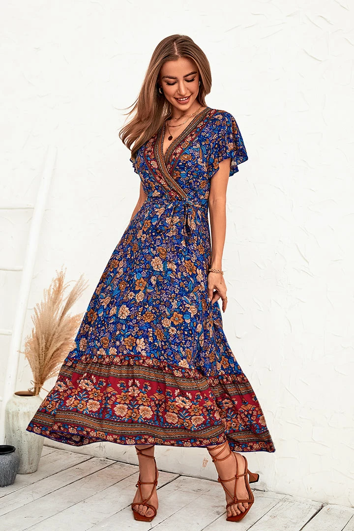 Discount ๐ฅ CUPSHE ๐ Dresses Best Sellers Doreen V-neck Frill Lace Up Maxi ๐ Dress ๐ 3 CUPSHE Dresses Best Sellers Doreen V-neck Frill Lace Up Maxi Dress