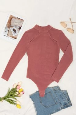 CUPSHE Abagail High Neck Cut-out Bodysuit