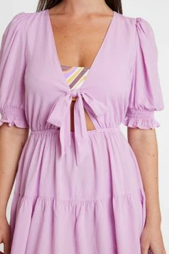 CUPSHE Island Escape Puff Sleeve Mini Dress