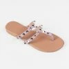 CUPSHE Amaretto Flat Open Toe Sandals