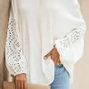CUPSHE Loose Round Neck Long Sleeve Top Clothing