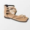 CUPSHE Beach Accessories Ambrosia Brown Open Toe Flat Sandals