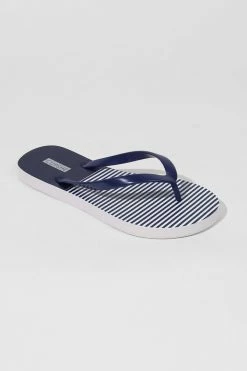 CUPSHE Amaretto Stripe Flip Flops Beach Accessories