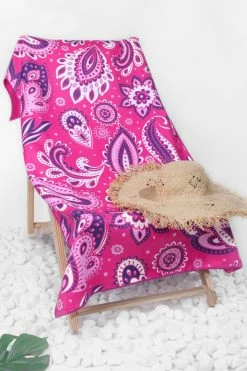 CUPSHE Beach Accessories Paisley Daze Paisley Beach Blanket