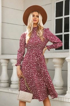 CUPSHE Clothing Jelena Ditsy Floral Smocked Maxi Dress