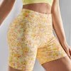 CUPSHE Orange Blossom Ditsy Floral Bike Shorts Clothing
