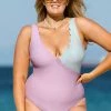 Best deal ๐ CUPSHE One Pieces Spring Macaron Scalloped Tummy Control Plus Size One Piece ๐ฏ 1 CUPSHE One Pieces Spring Macaron Scalloped Tummy Control Plus Size One Piece