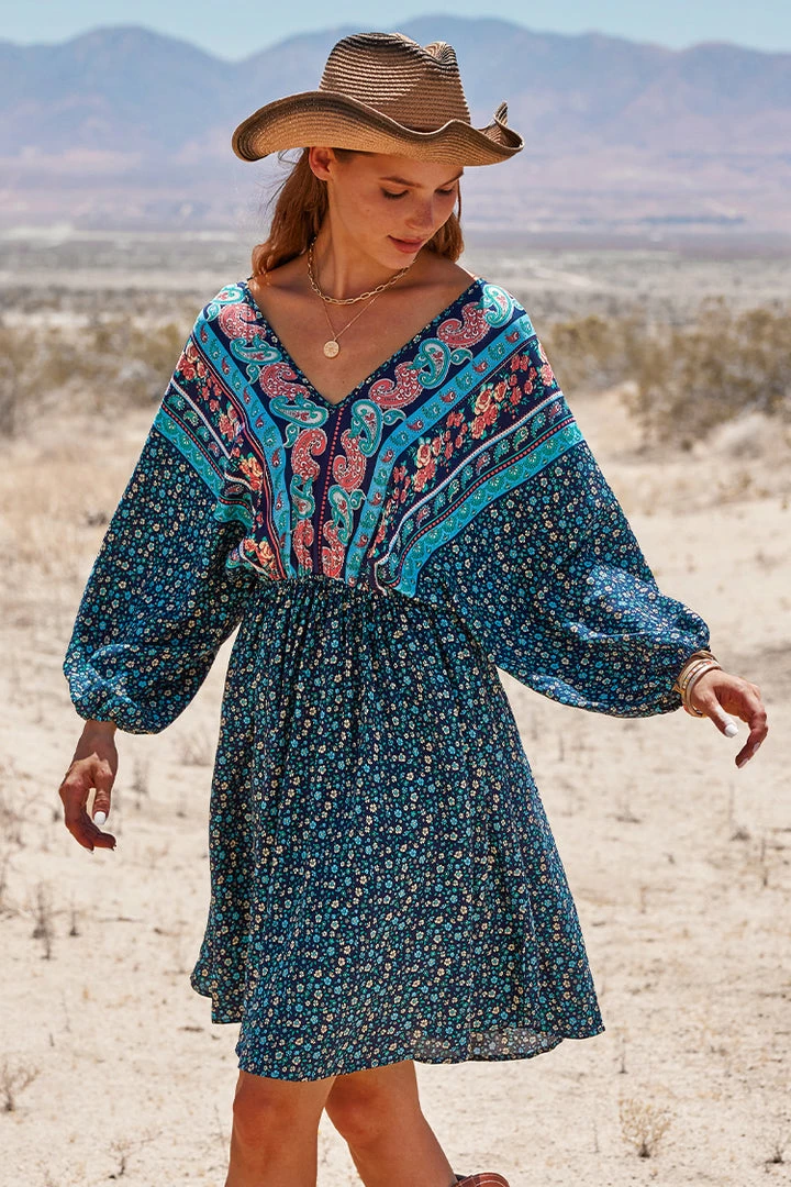 Best Pirce ๐ CUPSHE Clothing Jaycee V-neck Mid Length Boho ๐ Dress ๐ 5 CUPSHE Clothing Jaycee V-neck Mid Length Boho Dress