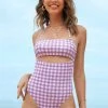 CUPSHE One Pieces Saint Tropez Removable Adjustable Straps One Piece Swimsuit