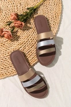 CUPSHE Olympia Three Straps Slides Beach Accessories
