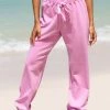 CUPSHE Midnight Pink Drawstring Waist Sweatpants