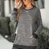 CUPSHE Clothing Dorothy Heathered Knit Pullover