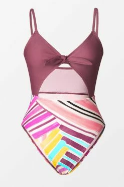 CUPSHE One Pieces Cross The Line Bunny Tie Cutout Cheeky One Piece Swimsuit