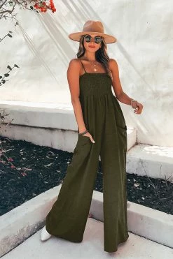CUPSHE Clothing Zola Sleeveless Loose Waisted Jumpsuit