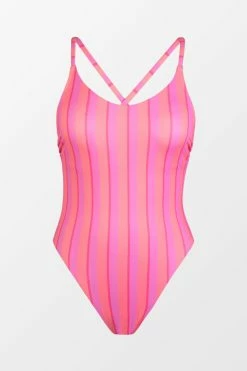 CUPSHE Passion Cheeky High Leg One Piece Swimsuit