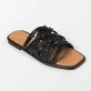 Best Pirce ๐ CUPSHE Love Language Black Square Toe Flat ๐ฉด Sandals ๐ฏ 1 CUPSHE Love Language Black Square Toe Flat Sandals