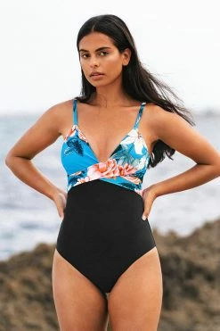 CUPSHE Grace Floral One Piece Swimsuit One Pieces