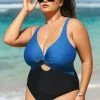 CUPSHE One Pieces Beatriz Twist Front Cut Out Plus Size One Piece Swimsuit