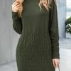 CUPSHE Lene Cable Knit Turtleneck Sweater Clothing