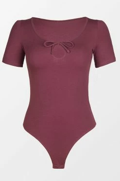 CUPSHE Laurel Scoop Tie Bodysuit
