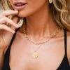 New ๐ CUPSHE Beach Accessories Sandbar Geometric Copper Necklace ๐ 2 CUPSHE Beach Accessories Sandbar Geometric Copper Necklace