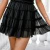 CUPSHE Clothing Rainy Day Ruffled High Waist Mini Skirt