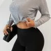 CUPSHE Delila Grey Pullover Sweater