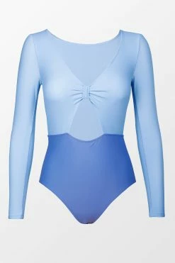 CUPSHE One Pieces Malayah V-neck Knot Long Sleeve One Piece Swimsuit