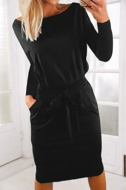 CUPSHE Love Story Long Sleeve Mini Dress