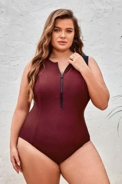 Best deal ๐ฅ CUPSHE One Pieces Wild Ronarce Front Zip Tummy Control Plus Size One Piece โจ 13 CUPSHE One Pieces Wild Ronarce Front Zip Tummy Control Plus Size One Piece