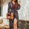 CUPSHE Avila Paisley Floral Long Sleeve Maxi Dress