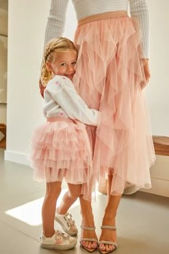 CUPSHE Clothing Toddler Girls Tiered Flounce Tulle Skirt