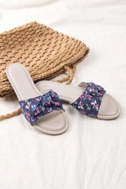 CUPSHE Flowerchild Bowknot Sandals Beach Accessories