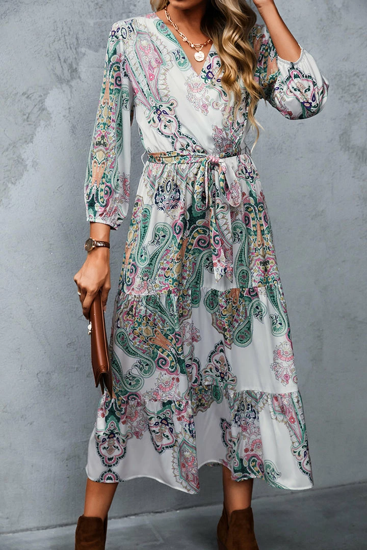 Flash Sale βοΈ CUPSHE Clothing Jerilyn Belted Paisley Maxi π Dress β¨ 3 CUPSHE Clothing Jerilyn Belted Paisley Maxi Dress